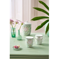 lily en lotus light green set van 2 mokken 